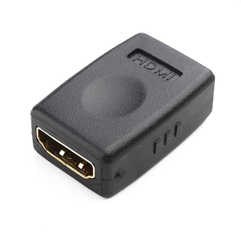 HDMI to HDMI Female to Female Adapter (HDMI Coupler) with 4K and HDR Support