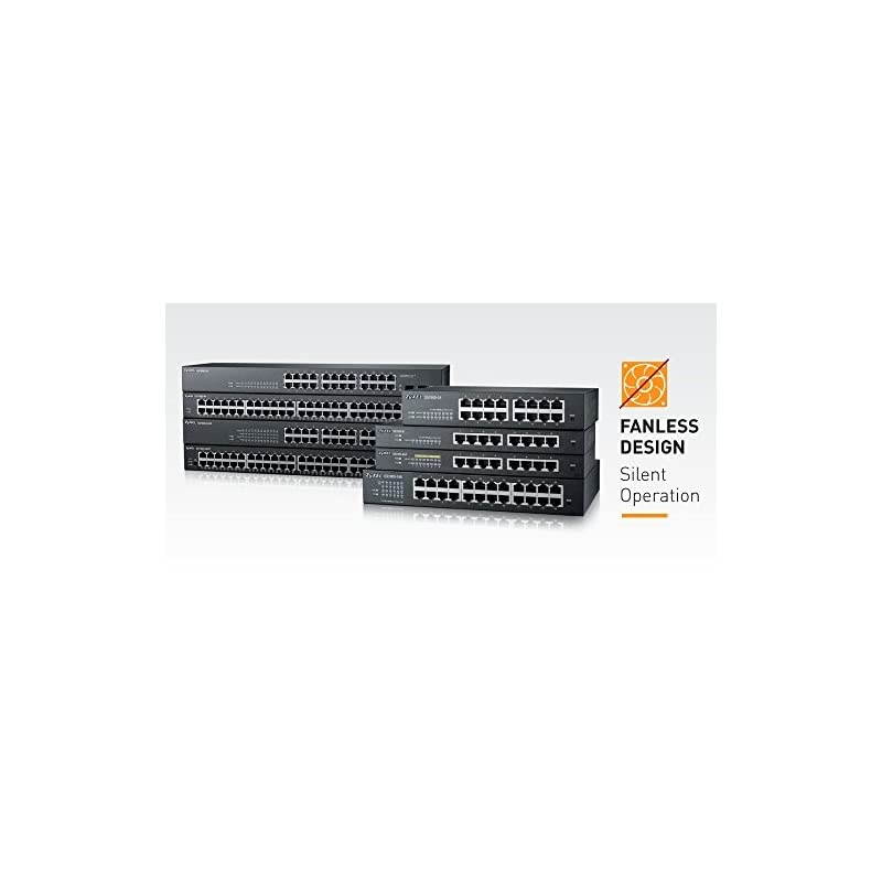 16 Port Gigabit Switch Easy Smart Managed Compact Rackmount Fanless GS190016