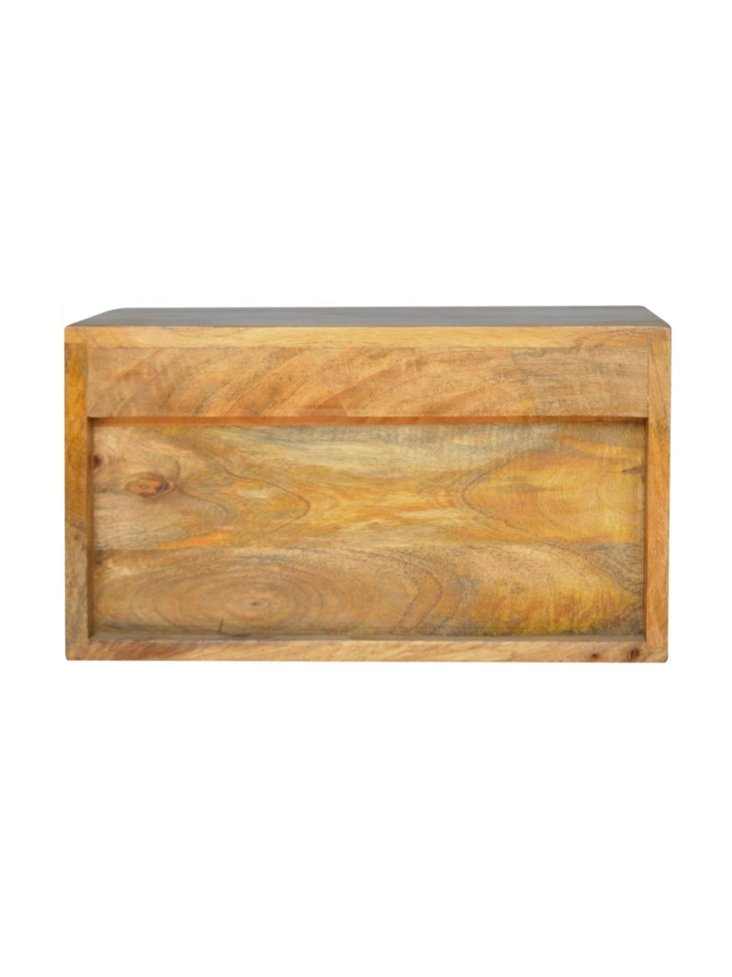 Ikiriya Avina Solid Dark Brown Wood End Table