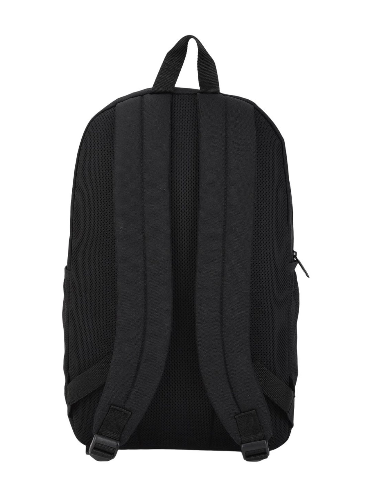Reebok Black Polyester Solid Backpack