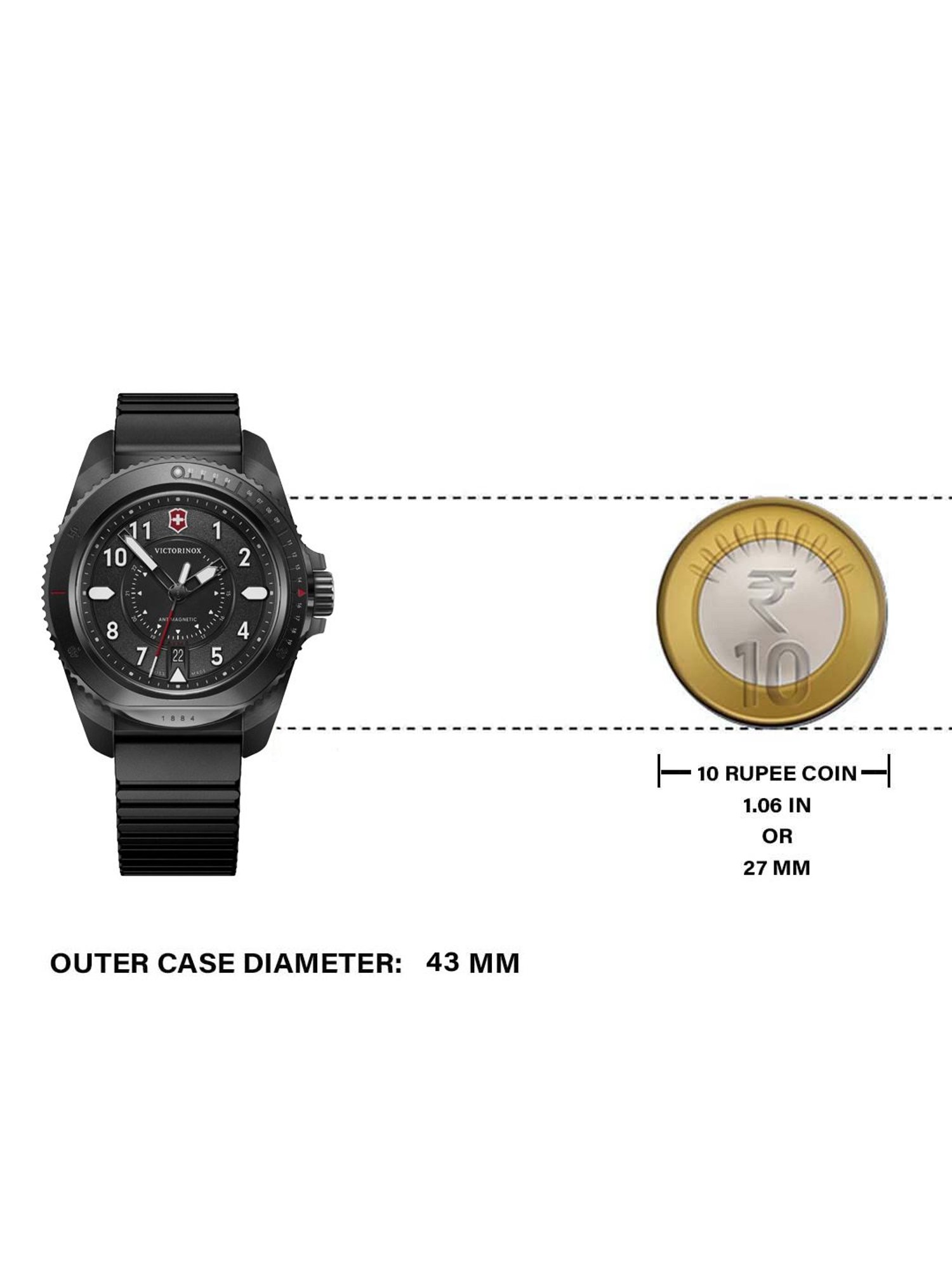 VICTORINOX V241982 Journey 1884 Analog Watch for Men