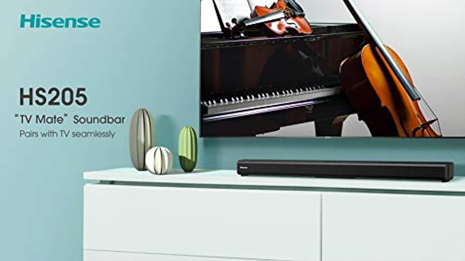 Hisense 2.0 Channel Sound Bar Home Theater System with Bluetooth (Model HS205) (HS205)