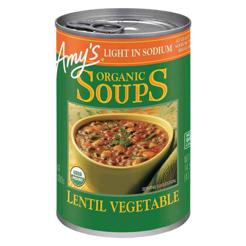 Amy's Organic Light in Sodium Lentil Vegetable Soup - 14.5oz