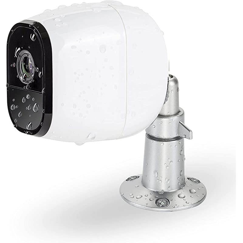 Adjustable IndoorOutdoor Security Metal Wall Mount Compatible with Arlo ProPro 2Pro 3Ultra Others Ring SpotlightStick Up Cam Battery eufyCam E 2Pack Silver
