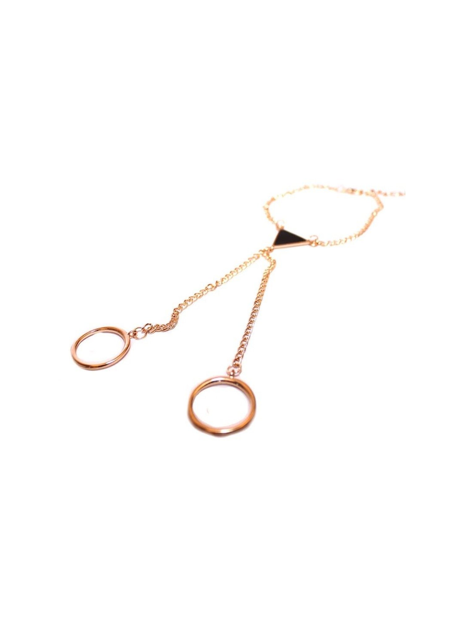 Joker & Witch Golden Triangle Hand Harness Bracelet