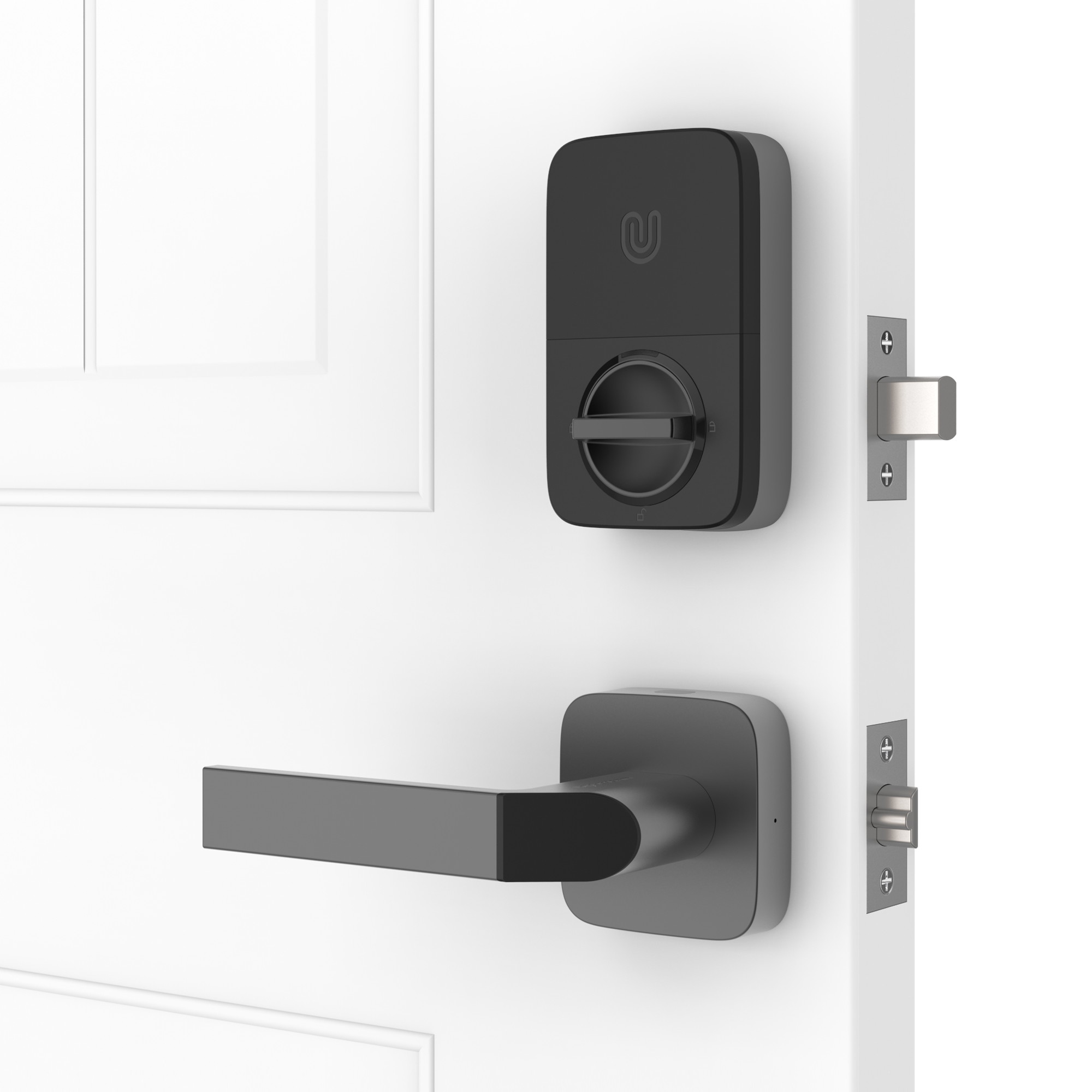 Ultraloq Combo Bluetooth Enabled Fingerprint & Key Fob Two-Point Smart Lock with WiFi Bridge