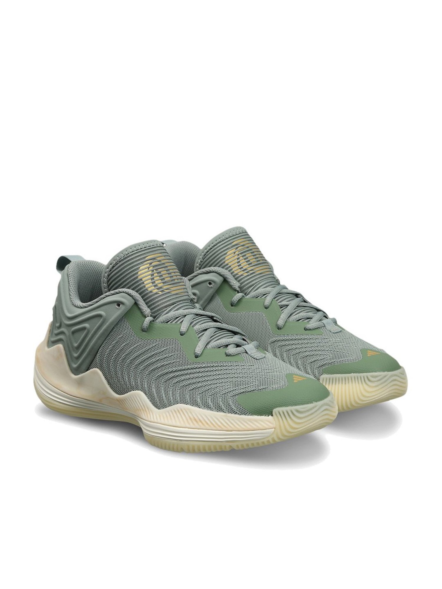 Adidas Men's D ROSE SON OF CHI III Green Basketball Shoes