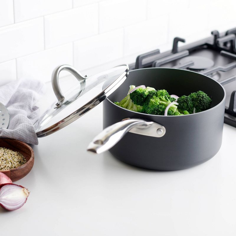 GreenPan Madison 3qt Ceramic Non-Stick Saucepan with Lid