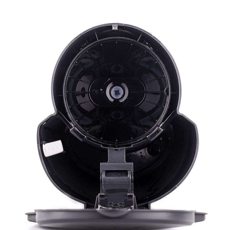 Crux 14634-SN 5 Cup Personal Sustainable Manual Drip Coffee Brew Maker Machine Pot with Reusable Filler Filter Basket and Measuring Spoon, Black