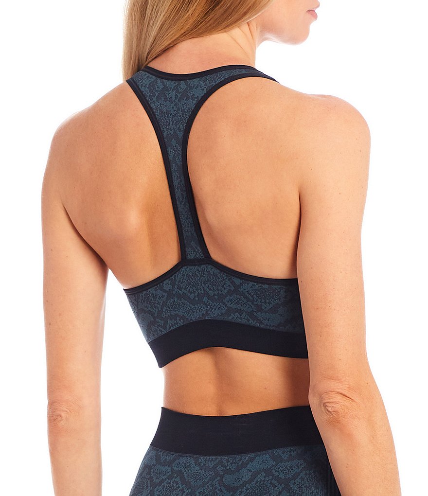 Half Moon by Modern Movement Python Printed Seamless Coordinating Racerback Bralette