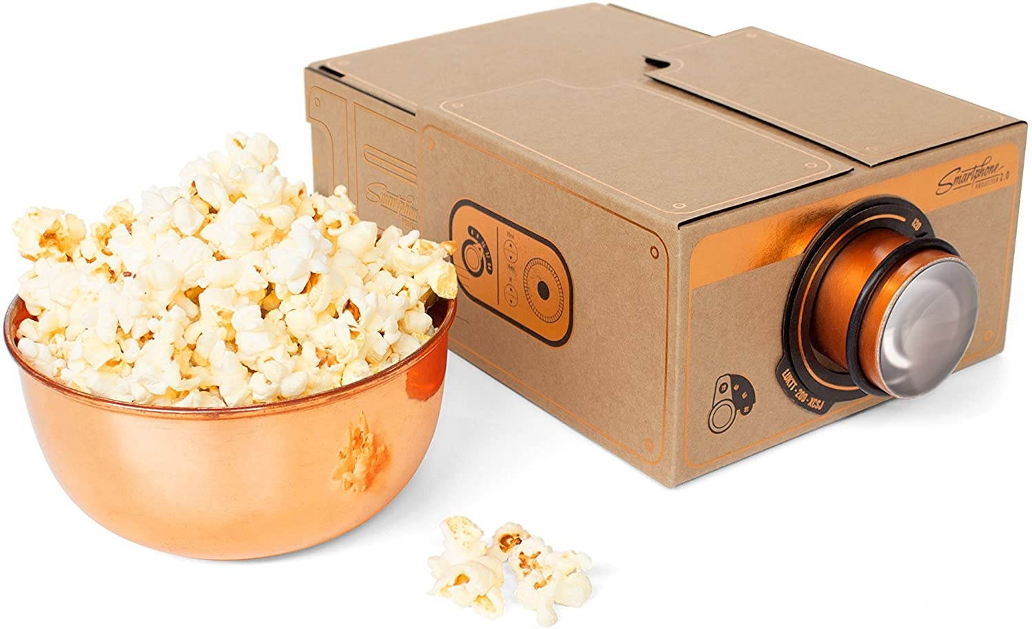 Luckies of London (LUKPRO2C) Smartphone Projector 2.0, Portable Phone Projector, Copper