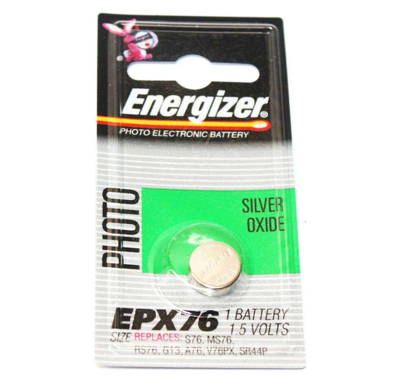 Energizer EPX76 Photo Electronic Battery Clock Calculator 1.5V Silver Oxide