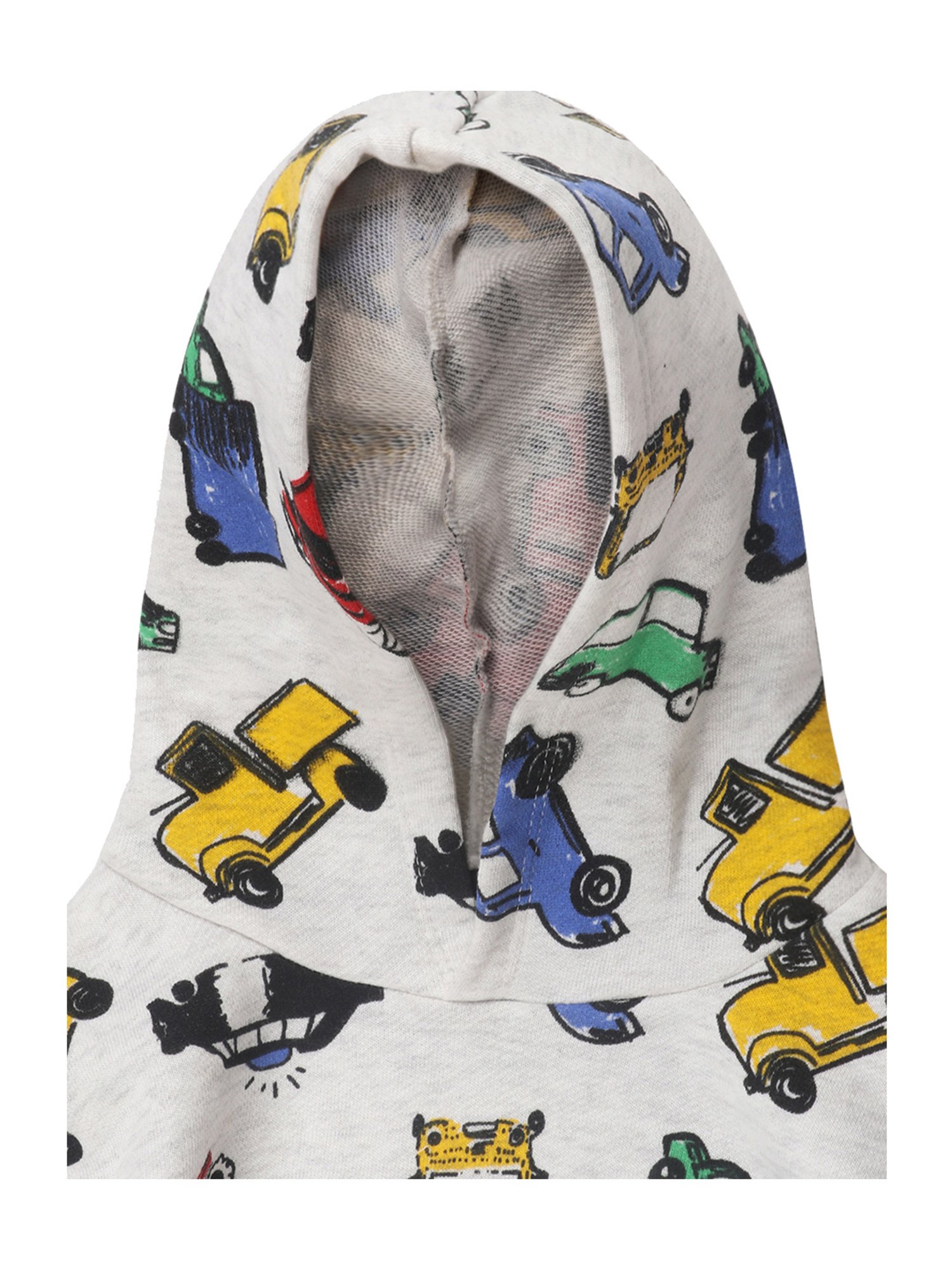 Lazy Shark Kids Grey Printed  Hoodie