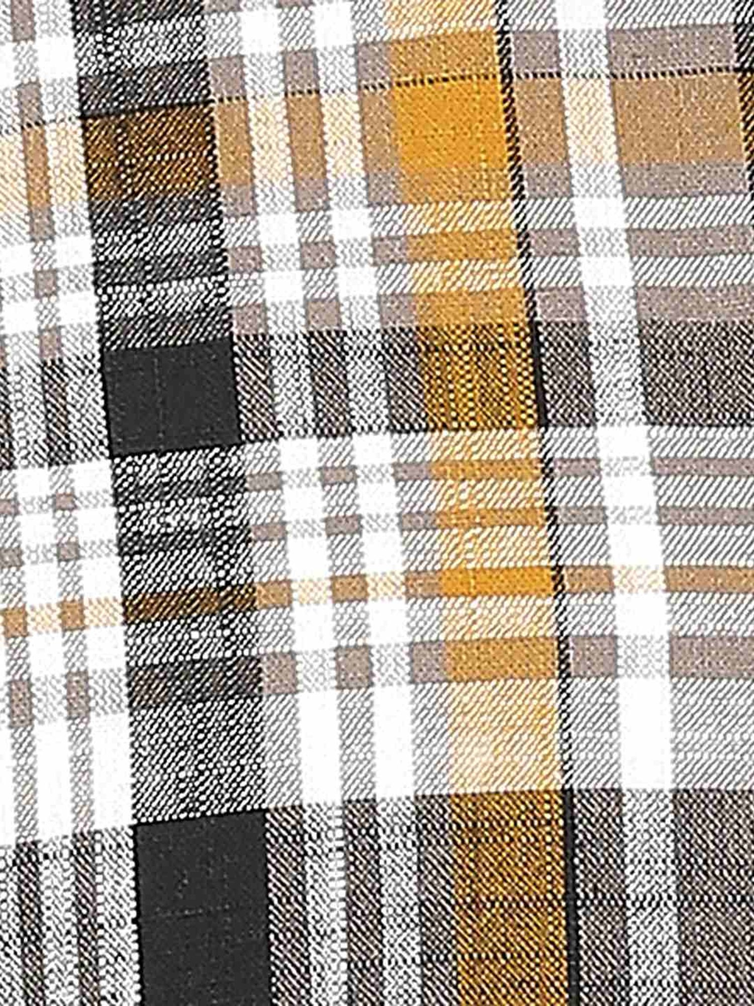 Spykar Blue Cotton Slim Fit Checks Shirt