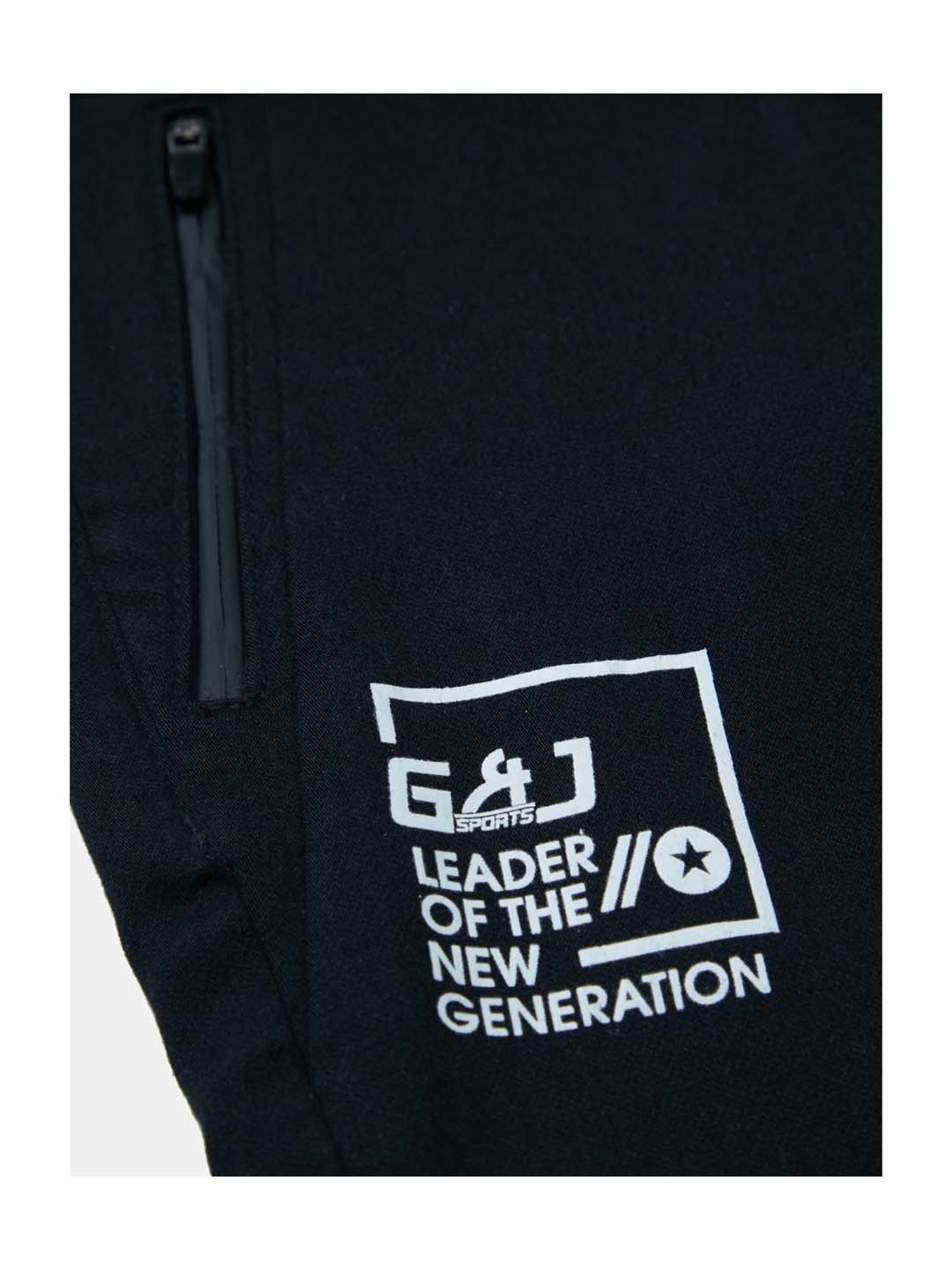 Gini & Jony Boys Black Printed Bermudas