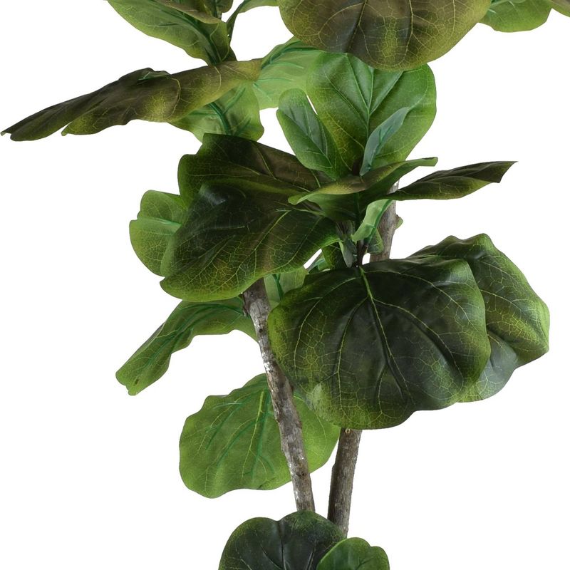 44" x 20" Artificial Fig Plant in Mid Century Plant Stand - LCG Florals