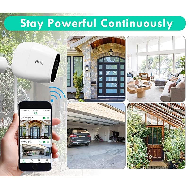 30 Feet Right Angled Micro USB Power Cable with QC 30 Charger BrickPower Supply Adapter and Charging CordOutdoor Quick Charger Compatible for Arlo ProArlo Pro 2Arlo GoArlo Security Light