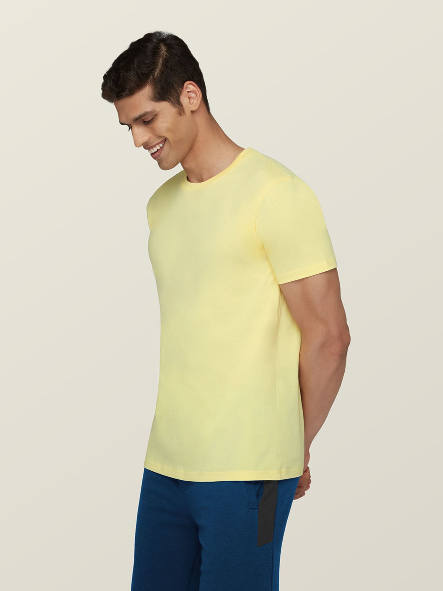 XYXX Light Yellow Crew T-Shirt