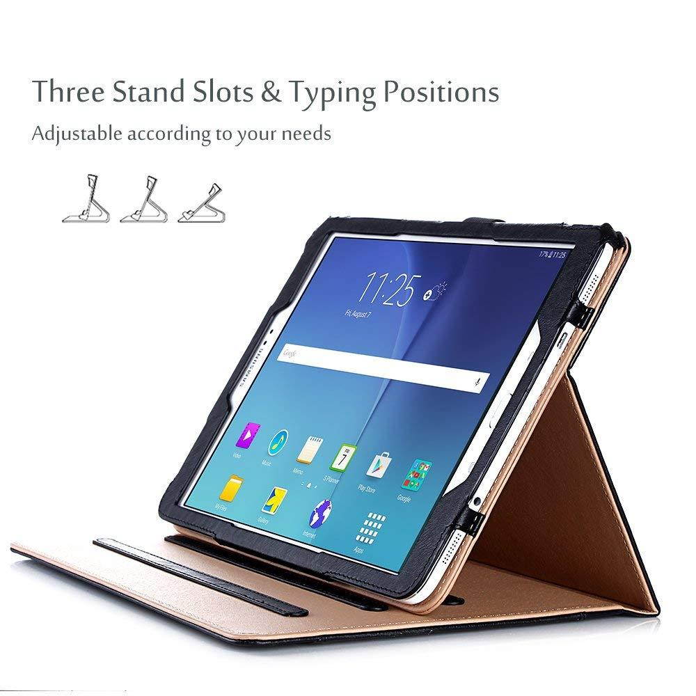 ProCase Samsung Galaxy Tab S2 9.7 Case - Leather Stand Folio Case Cover for Galaxy Tab S2 Tablet (9.7 inch, SM-T810 T815 T813) -Black