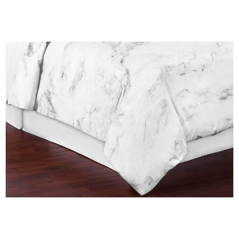 Black & White Marble Comforter Set (Full/Queen) - Sweet Jojo Designs