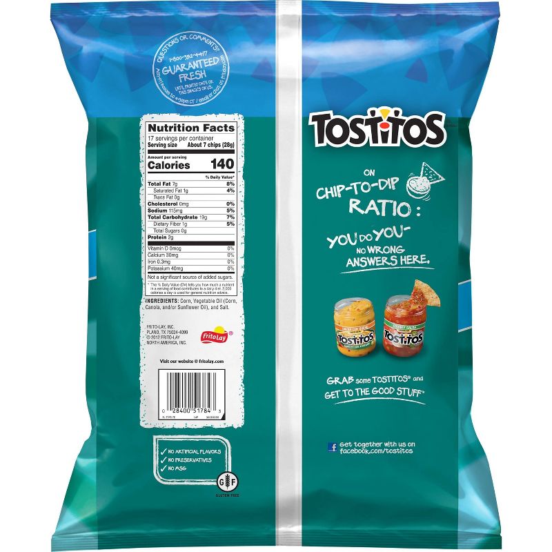 Tostitos Original Restaurant Style Tortilla Chips - 18oz