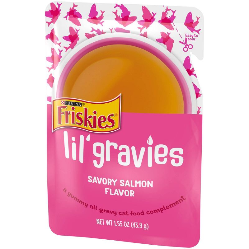 Friskies Gravies Savory Salmon Flavor Wet Cat Food - 1.92oz