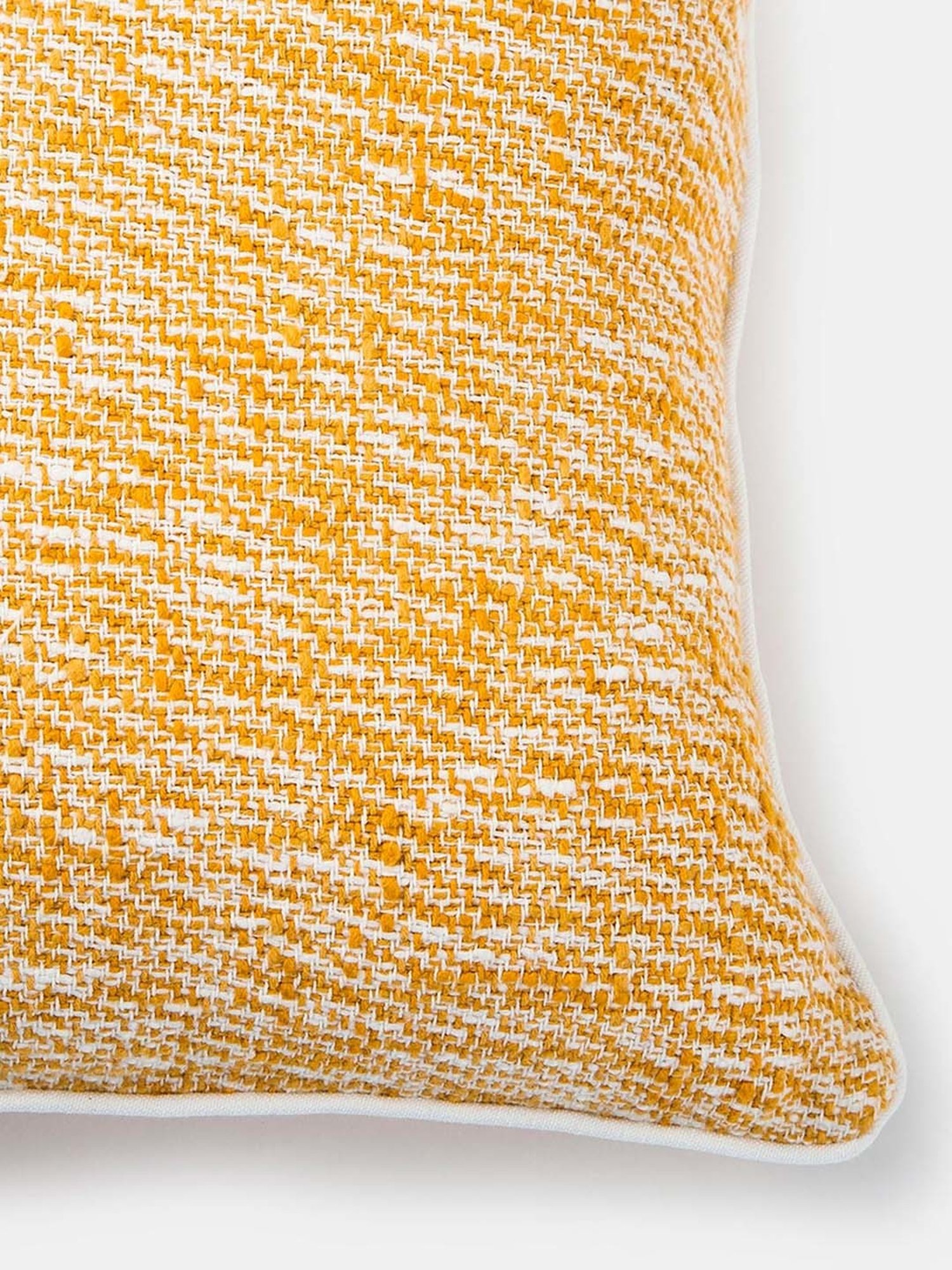 Fabindia Standalone Yellow Cotton Cushion Cover