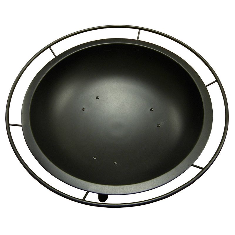 27.6" Halo Wood Burning Fire Pit - Black - Landmann