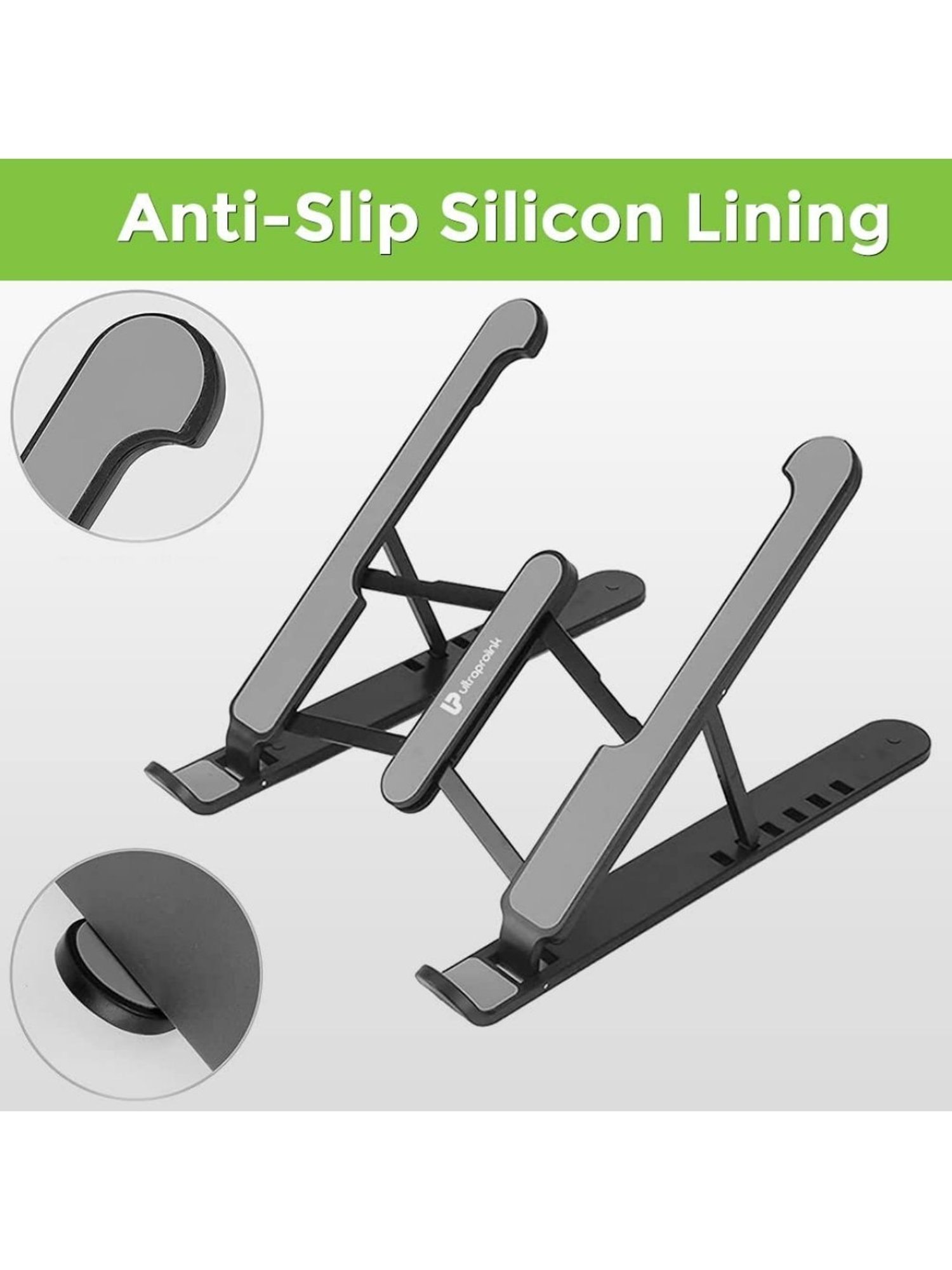 GRIPP Magic Stand Compatible for All Mobile Phones Devices (Black)