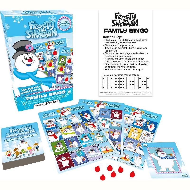NMR Distribution Frosty The Snowman Family Bingo Game