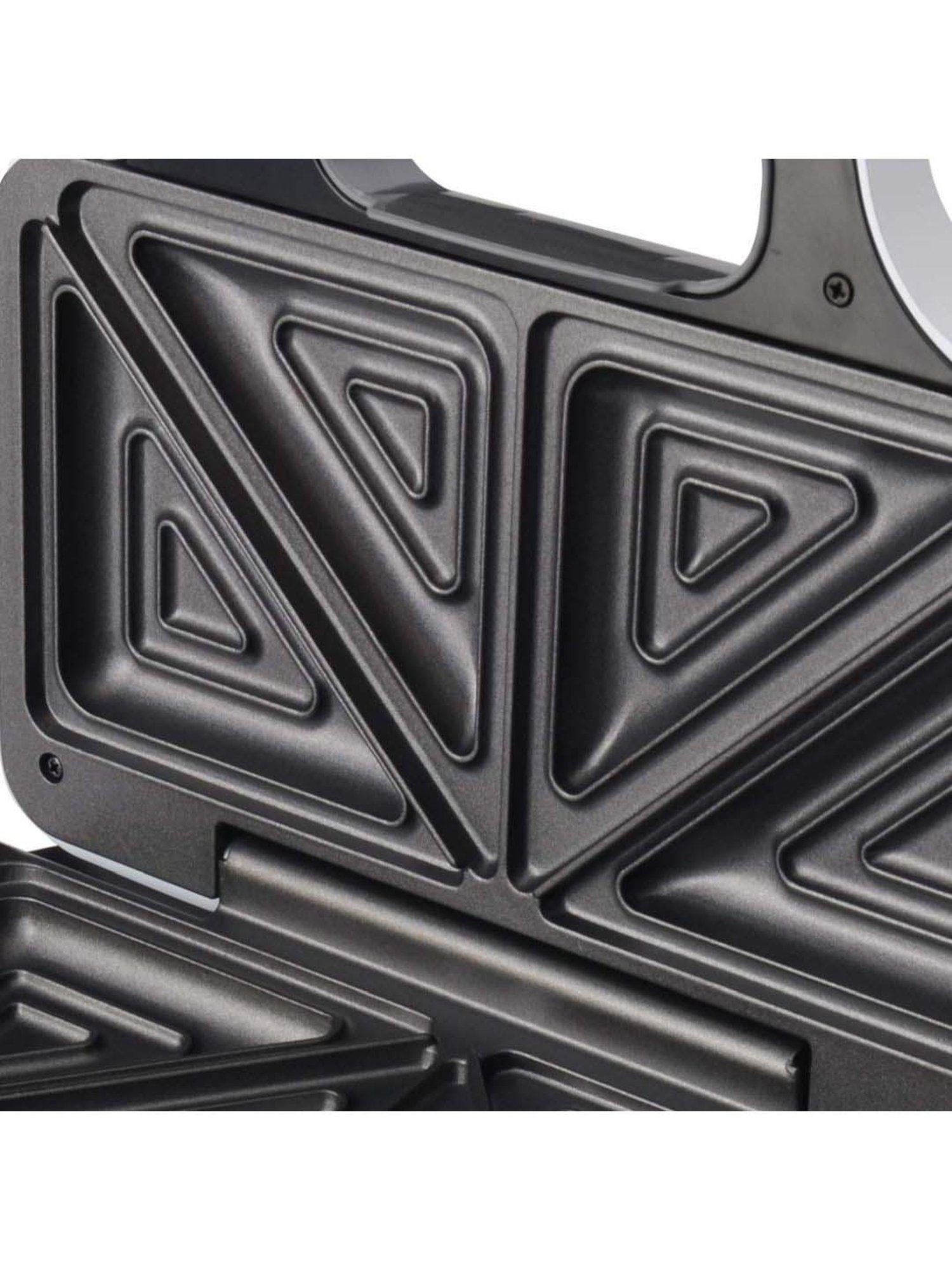 Borosil Sandwich Maker 700W Non Stick Coating (Black)