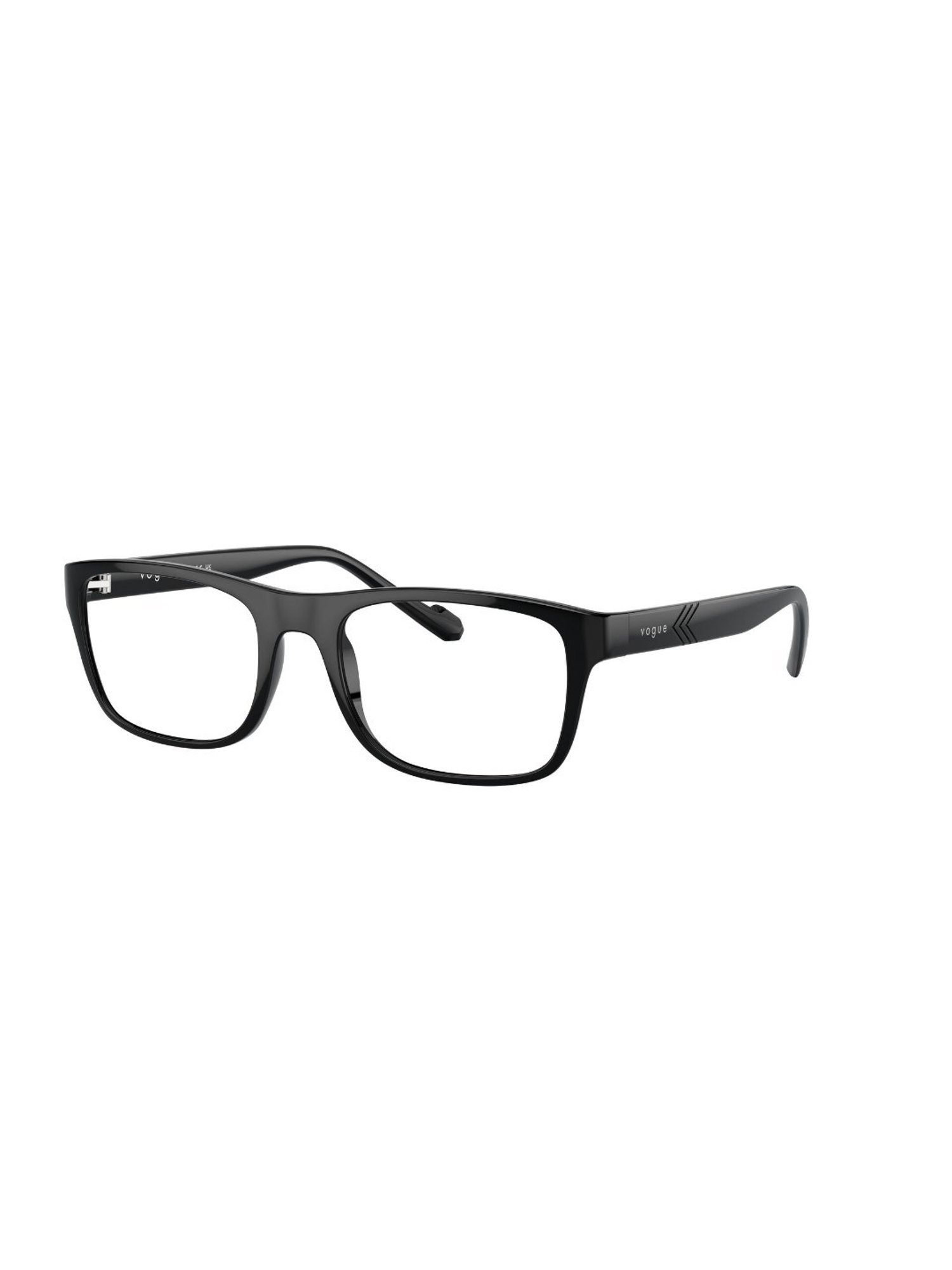 Vogue Eyewear Black Rectangular Frames for Men