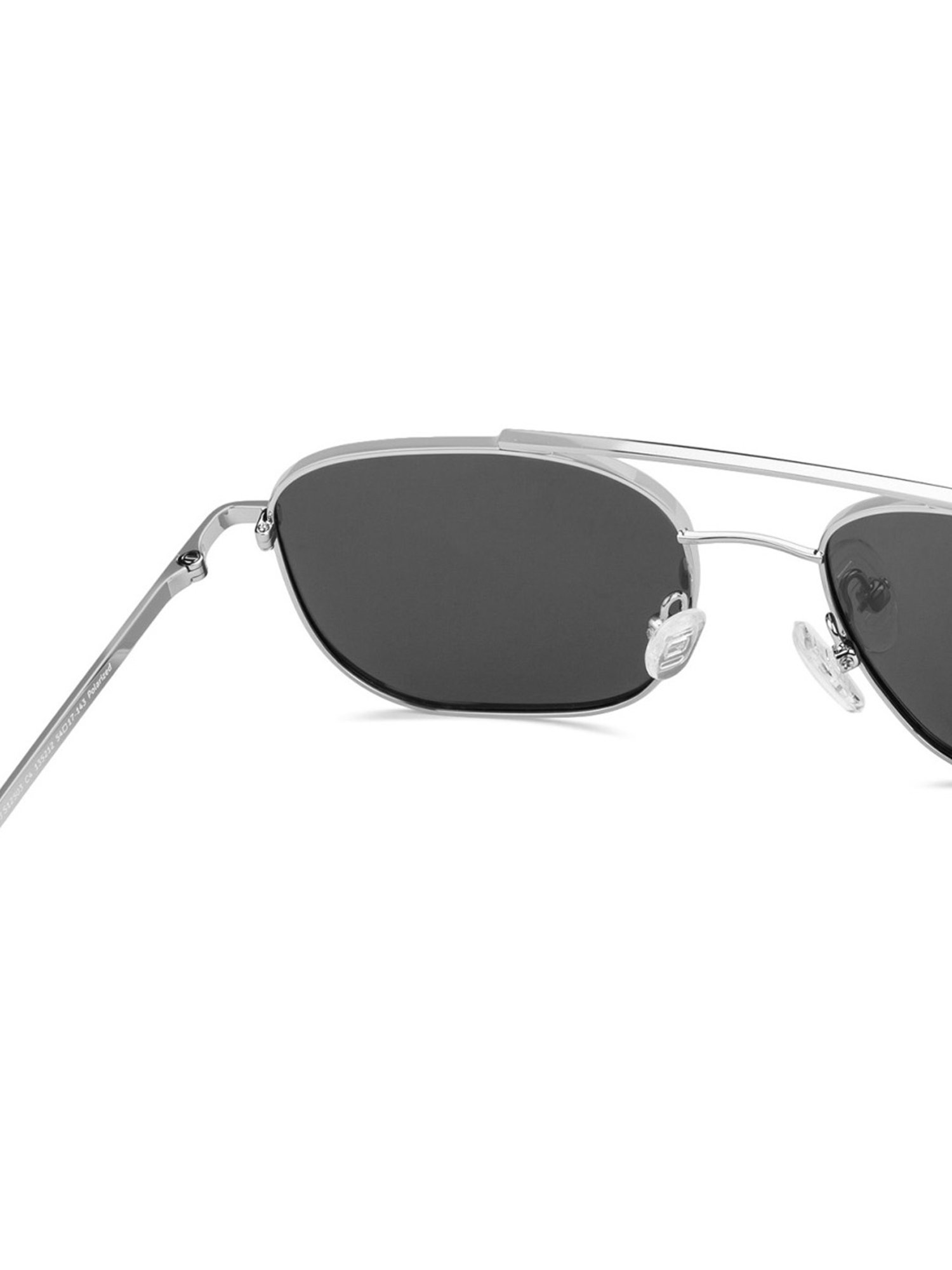 John Jacobs JJ S12503 Grey Polarized Square Sunglasses