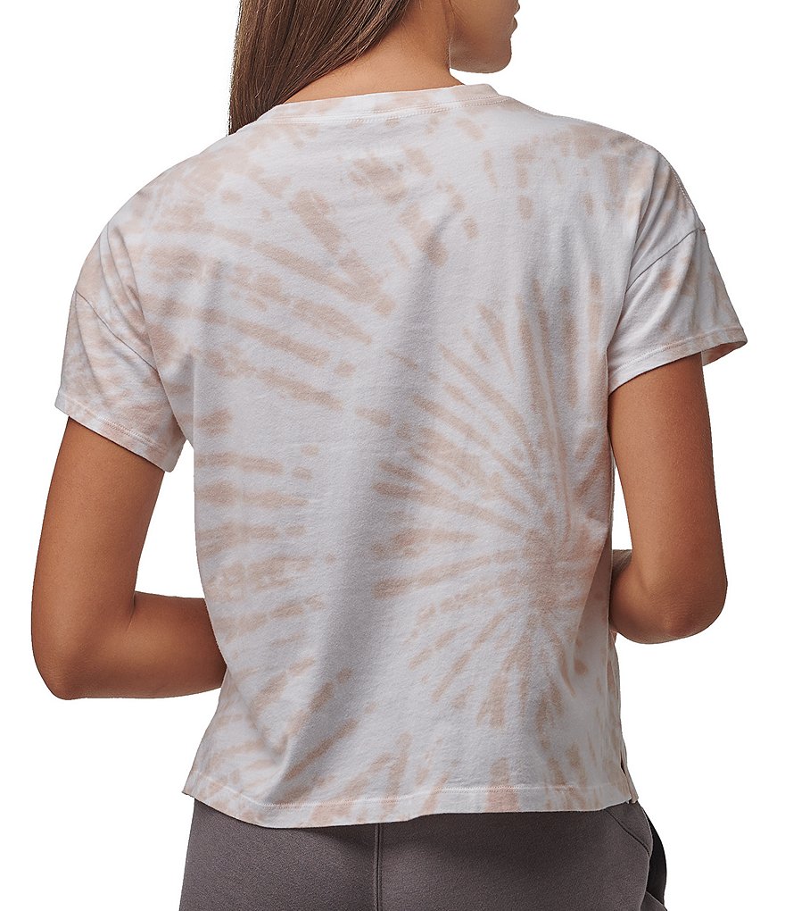 Marc New York Short Sleeve Crew Neck Boxy Tie Dye Tee