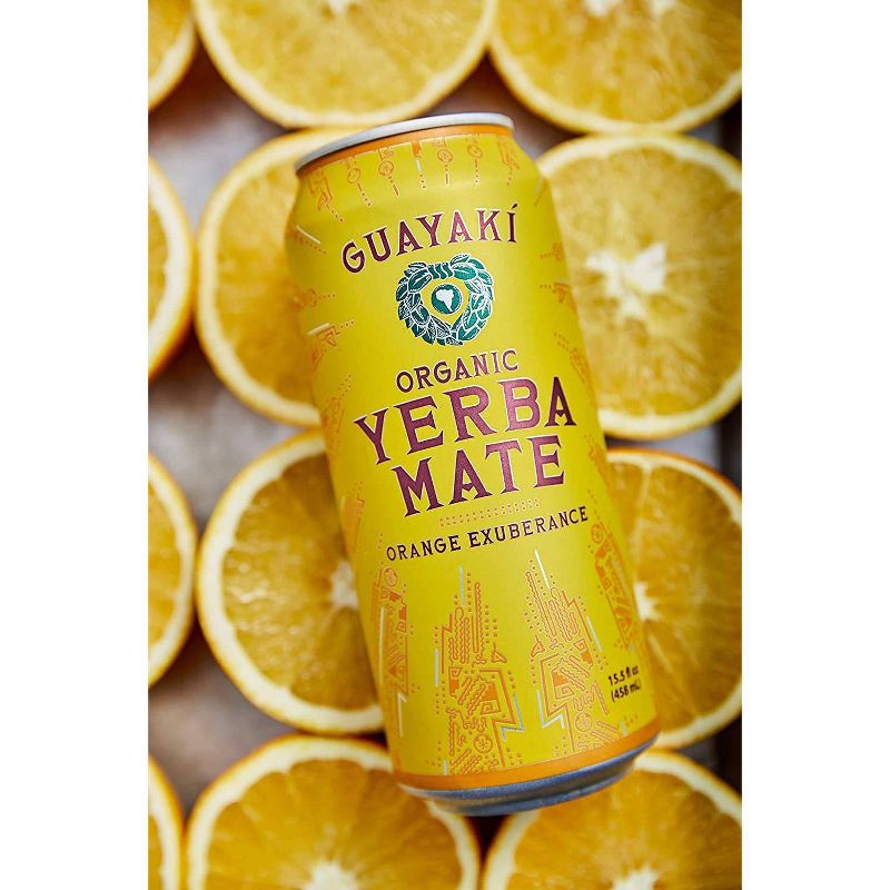 Guayaki Yerba Mate Orange Exuberance - 15.5 fl oz Can