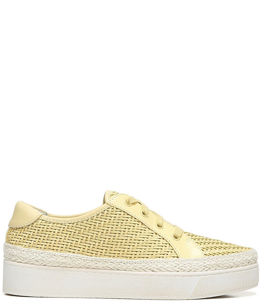 Franco Sarto Hyria Woven Lace-Up Platform Sneakers