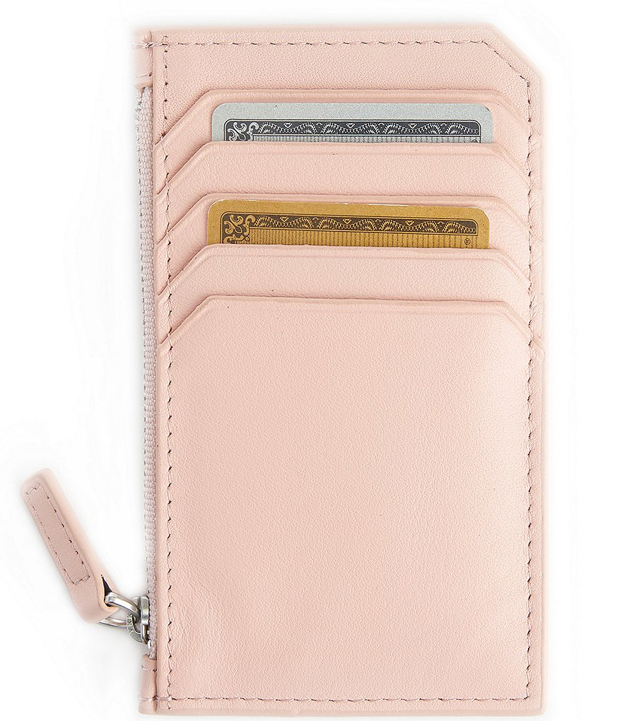 ROYCE New York Leather Slim Zippered Wallet