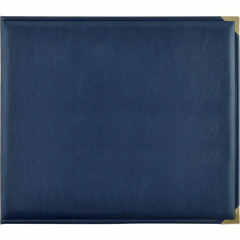 Kaisercraft Leather D-Ring Album 12"X12"-Navy