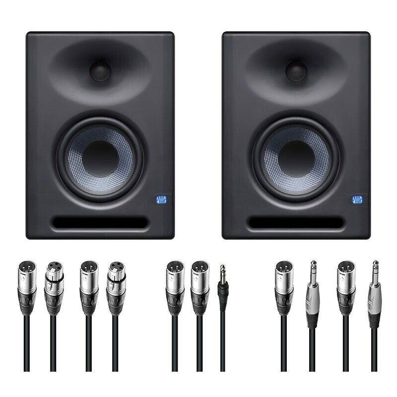 PreSonus Eris E5 XT 5 Studio Monitors w/ Audio Cables