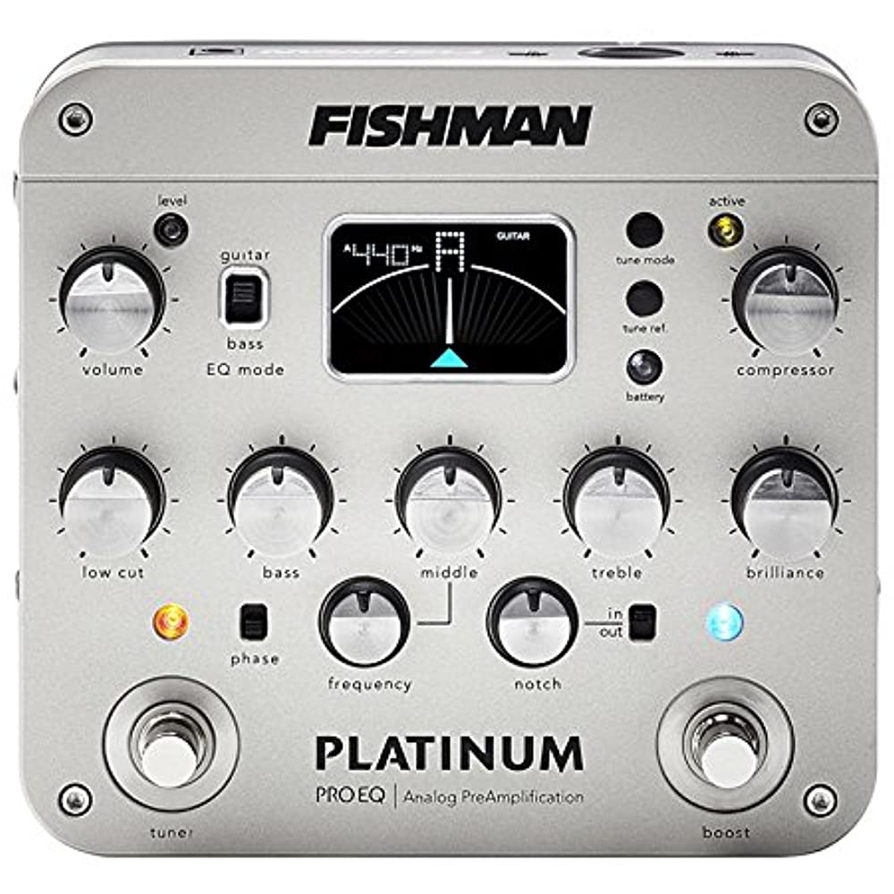 Fishman PRO-PLT-201 Platinum Pro EQ Analog Universal Instrument Preamp