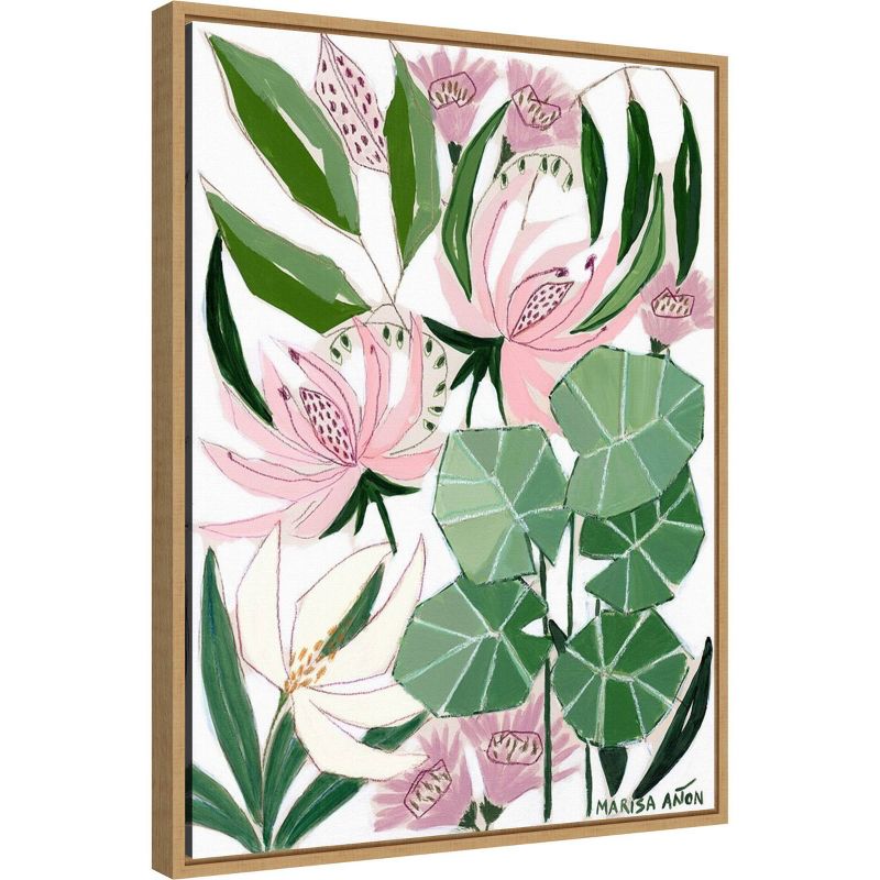 18" x 24" Bohemia 1 by Marisa Anon Framed Canvas Wall Art - Amanti Art