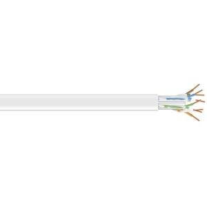 CAT5e Value Line Solid Bulk Cable, CM, 1000-ft. (304.8-m), White