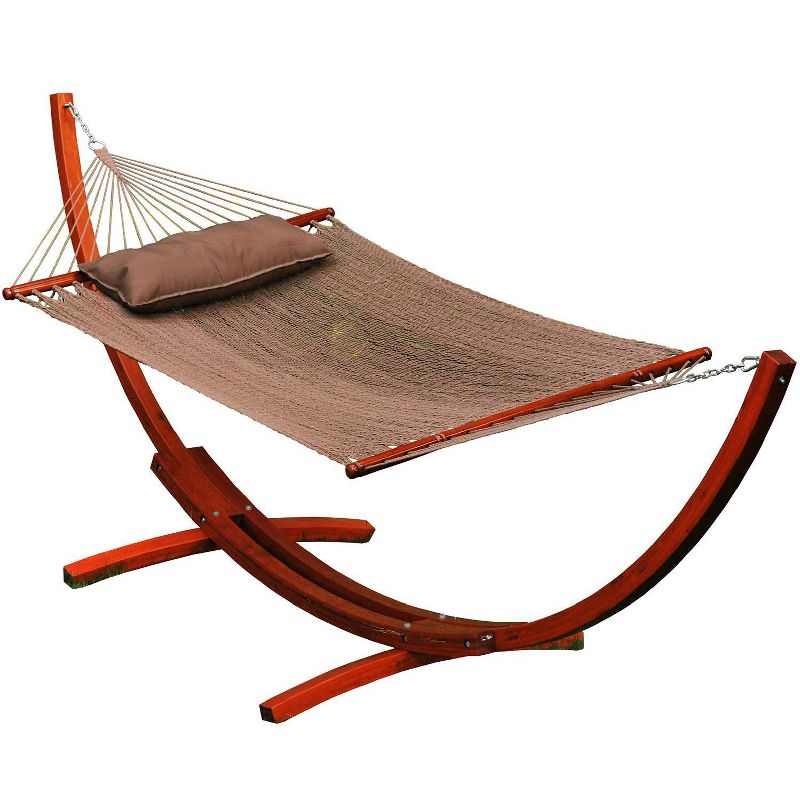 Patio 12' Hammock & Stand Set - Tan/Brown