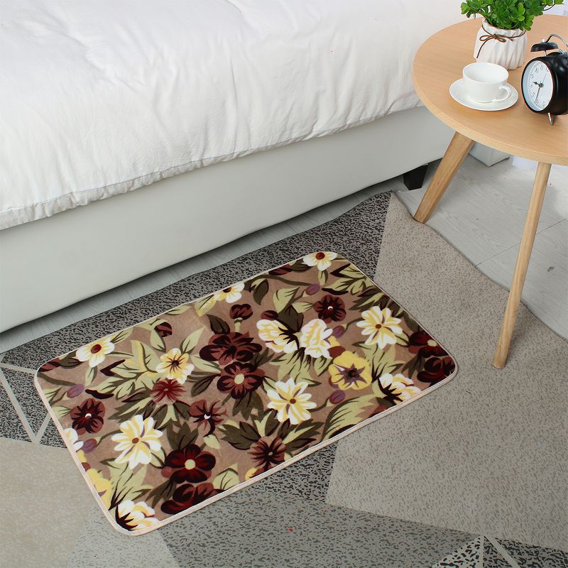 1'2"x2'4" Oval Floor Mat Brown - JumpSport