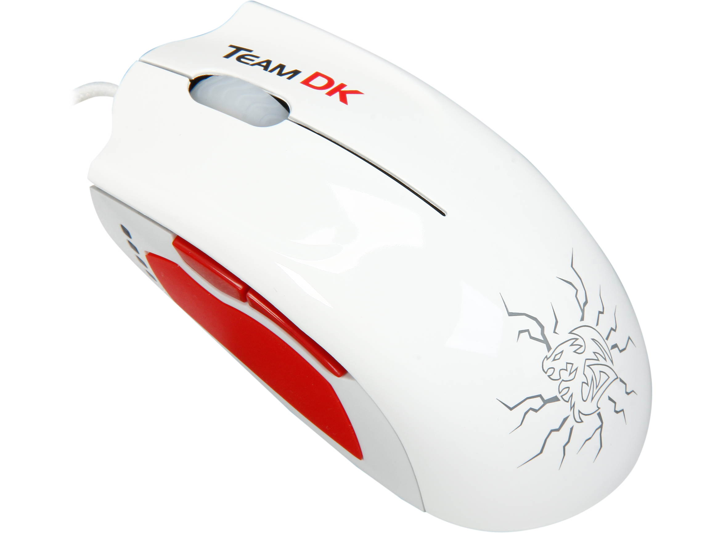 Tt eSPORTS SAPHIRA Team DK Edition MO-DKS-WDOOWH-EN White Wired Optical Gaming Mouse