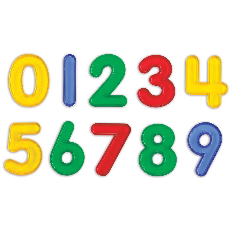 Edx Education Transparent Numbers Set - Set of 40