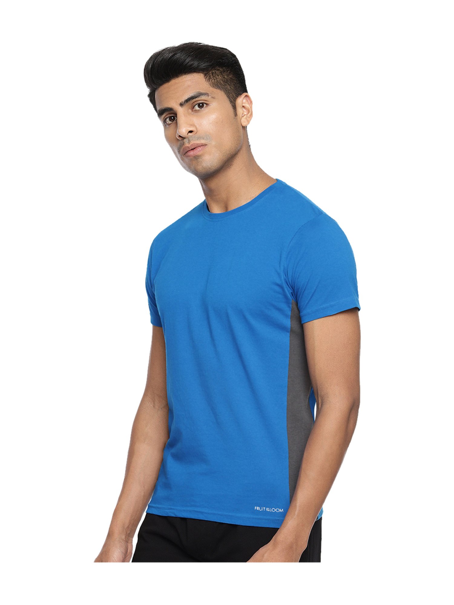 Fruit of the Loom Dark Blue Short Sleeves T-Shirt