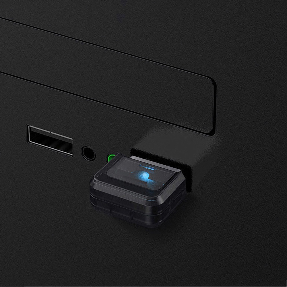 Urant USB bluetooth Adapter bluetooth5.0 Dongle Audio Transmitter Receiver for Printer PC Speaker Mouse-Black