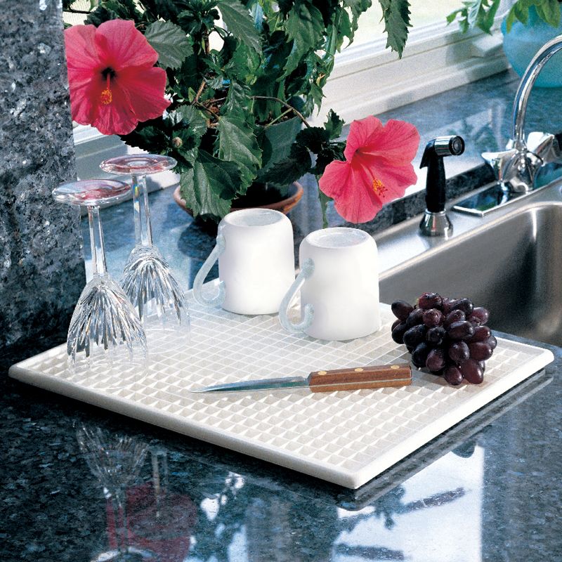 Plastic Dish Drainer Rack White - Lynk Professional