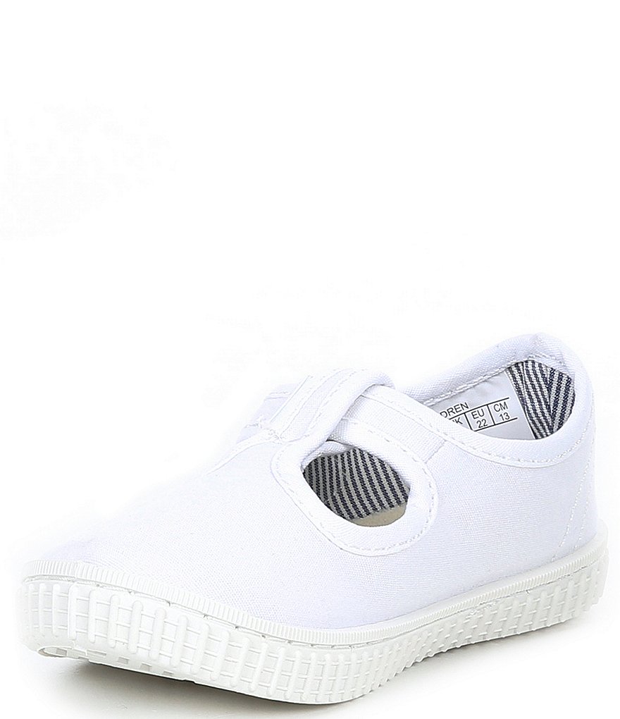 Copper Key Adventure Wear Girl's Bestee-A Washable Canvas T-Strap Sneakers (Infant)